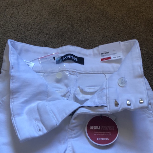 White Legging High Rise Denim Perfect Jeans - Picture 12 of 15